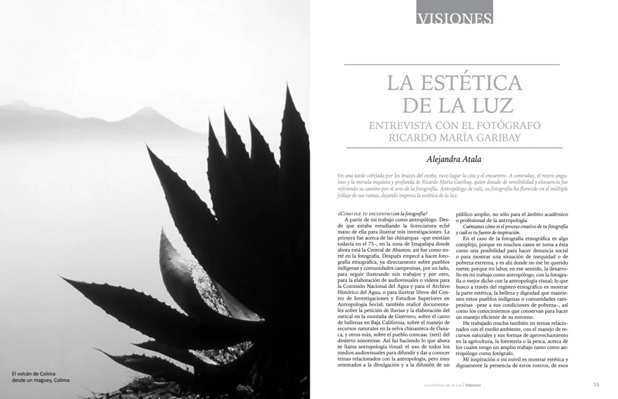 Vista previa de La estética de la luz: entrevista con Ricardo María Garibay