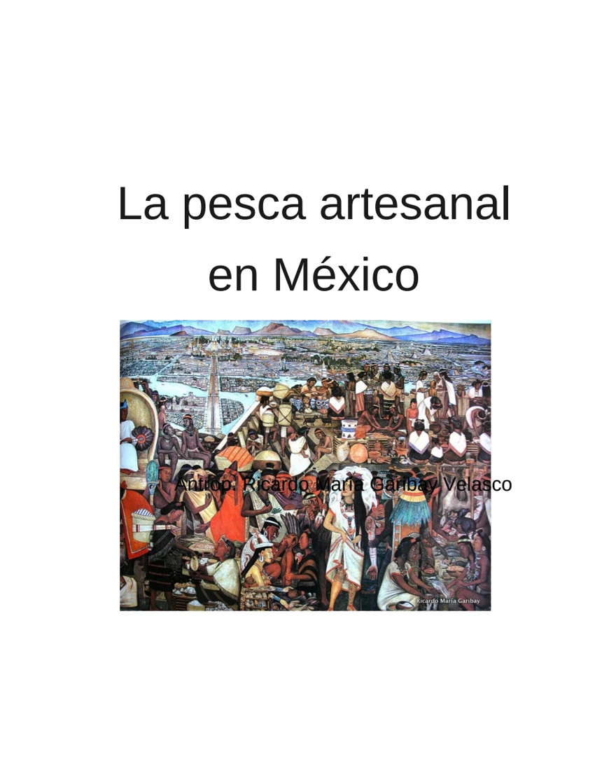 Vista previa de La pesca artesanal en México
